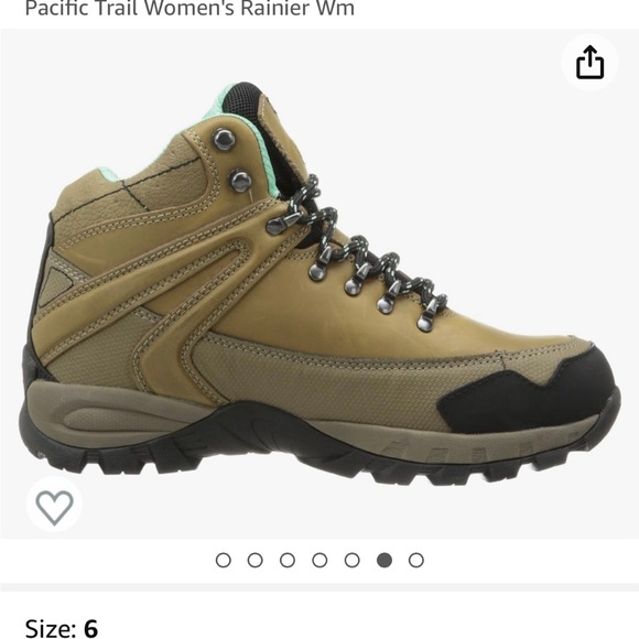 ⬇️⬇️New Pacific Trail hiking boots women’s size 6 - Picture 4 of 9